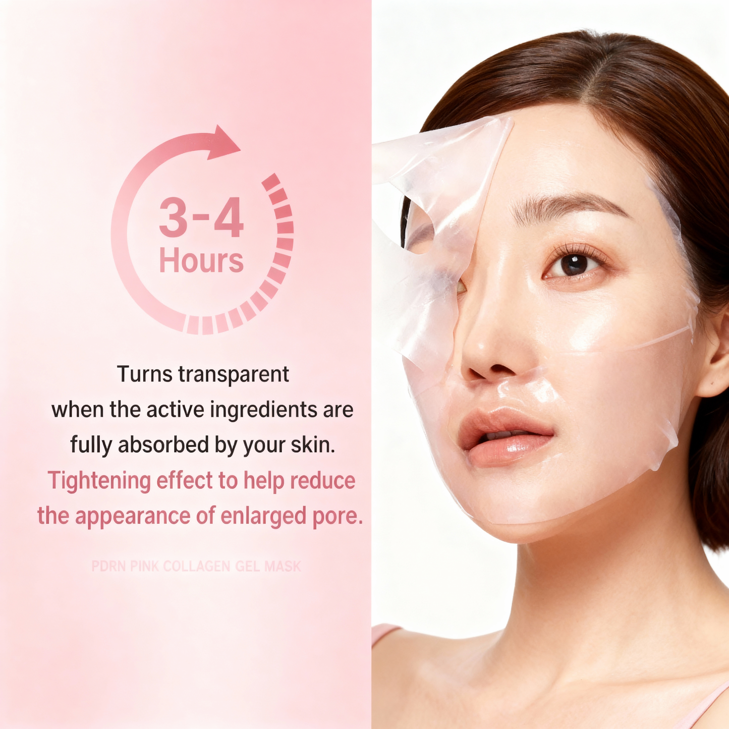 4x PDRN Pink Collagen Gel Masks