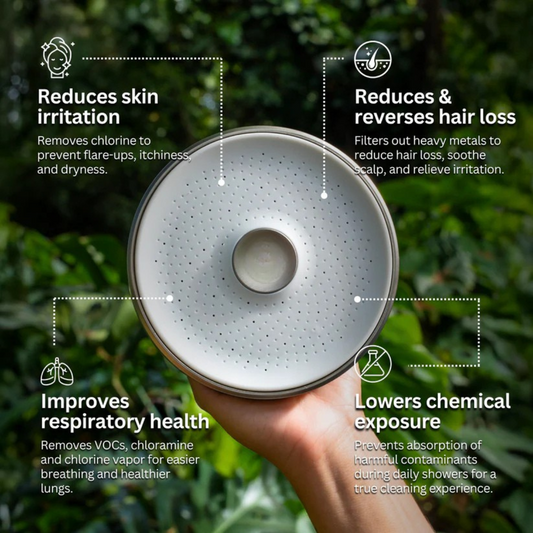 Delorien® Filtered Showerhead
