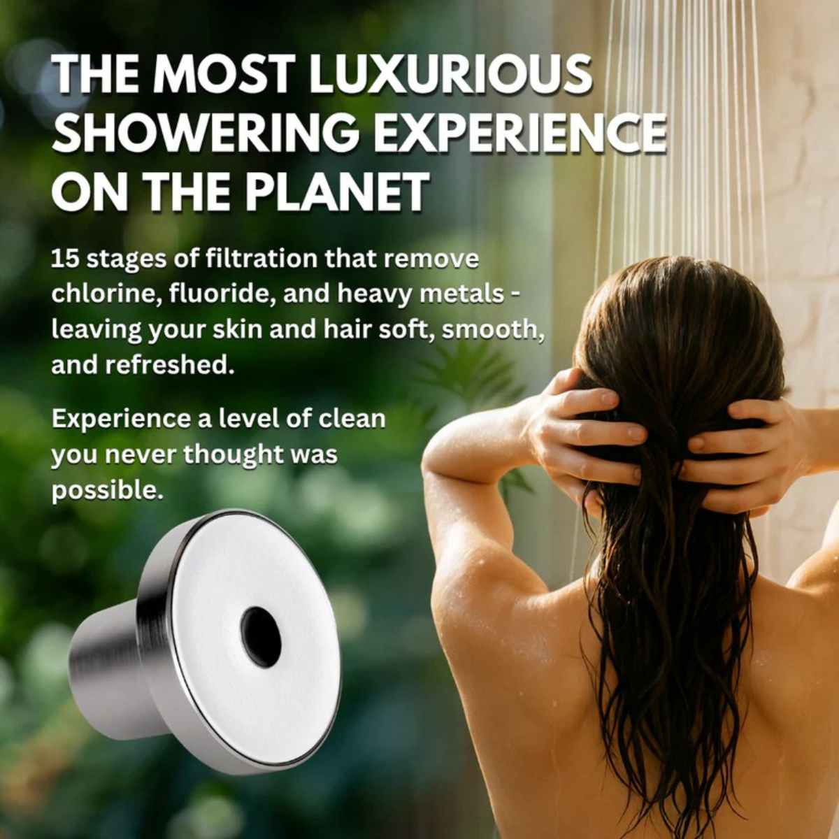 Delorien® Filtered Showerhead