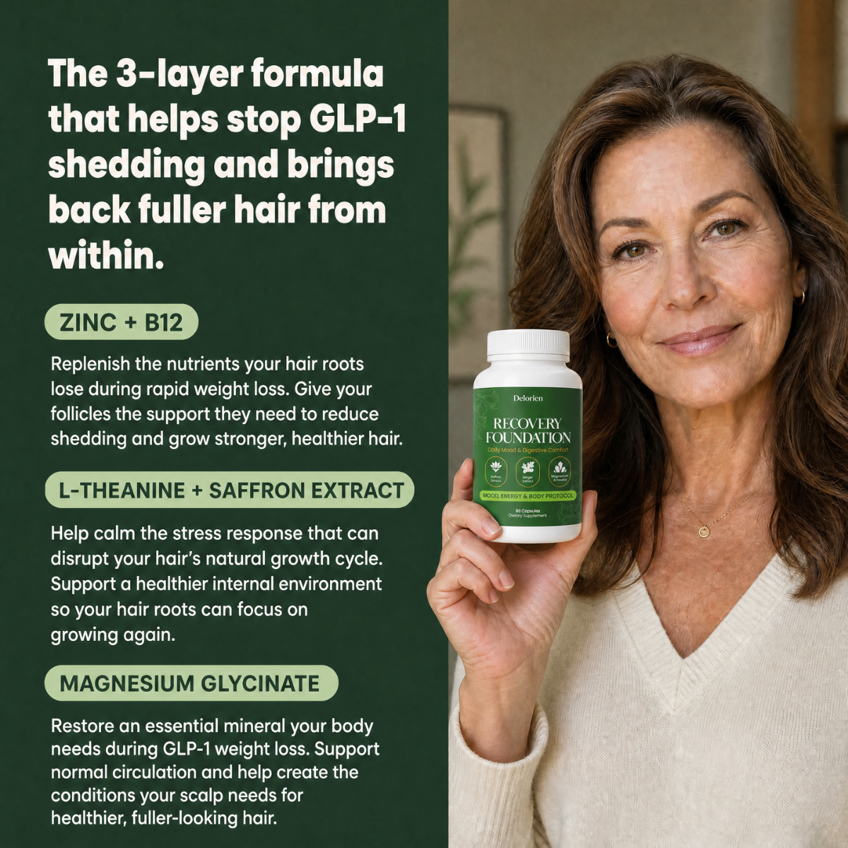 Delorien Recovery Foundation Capsules (Hair)