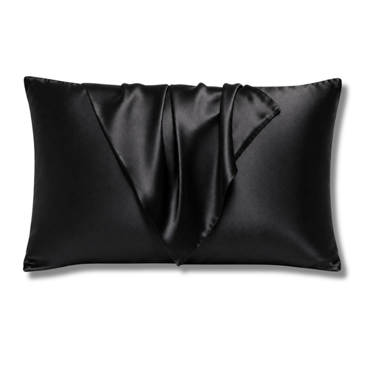 Premium silk pillowcase - Black